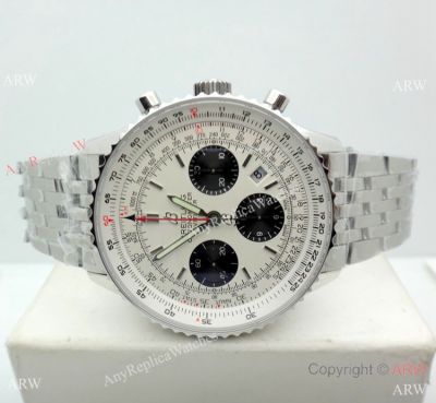 SWISS GRADE Breitling Navitimer 7750 Replica Watch SS Black Sub-dials